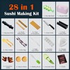 SmileTools Sushi Making Kit, 28 in 1 Sushi Roller Kit