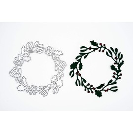 Stanzenshop Cutting Template: Wreath with Berries - Add a charming touch to your crafts, ideal for DIY projects, DIY enthusiasts or craft lovers.