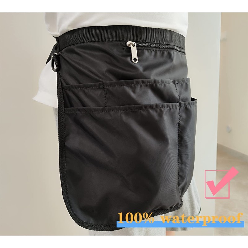 Bafelia Waterproof Cleaning Apron with 7 Pockets, Cleaning Supplies for