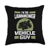 I'm The Lawn Mower Guy Lawn Mowing Maschine Gardener Throw