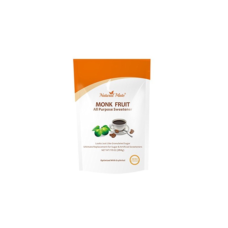 Natural Mate Monk Fruit All Purpose Sweetener with Erythritol 2x