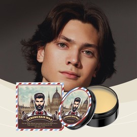 Hair Styling Wax, Curl Defining Cream, Malleable Cream Hair Wax Adhesion Texture Natural Shine Strong Hold, Feuchtigkeitsspendende & Nährende Haarpflege, Für alle Haartypen