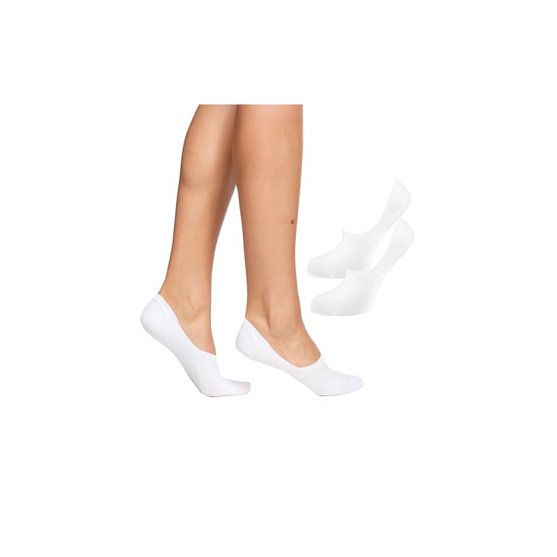Nur Die Bamboo Socks Pack of 2 Women's Barely Visible