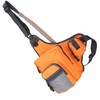 Polyester Multifunctional Fishing Tackle Crossbody Bag with Adjustable Shoulder Straps(Orange