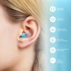 Silicone Ear Plugs for Noise Reduction - Reusable Soft Comfortable