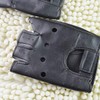 CHROME CRANE Men's Gloves Fingerless Leather Leather Motorcycle Cycling Training