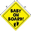 Baby On Board Sign for Car | Micro-Perforated Vinyl Car