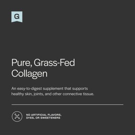 Gainful Performance Boost Collagen Peptides Powder with Vitamin C, Skin, Immune & Joint Support, Grass Fed Bovine Collagen, Unflavored, 14 Servings