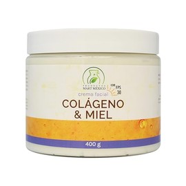 Crema Facial & Corporal De Colágeno Con Miel Con Filtro Solar Piel Más Joven 400 Gr Productos Mart Mexico