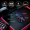 CHONCHOW Silent Click Mouse, Gaming Mouse Wired, 6 Button,4 DPI