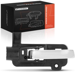 A-Premium Rear Right Passenger Side Interior Door Handle Compatible with Dodge Avenger 2011 2012 2013 2014, Black Housing with Chrome Lever, Replace# 1TC851RRAD