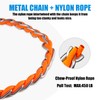Chain Dog Leash Chew Proof Metal Leash for Medium Large
