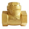 Uenede Solid Brass 3/4 Inch Horizontal Swing Check Valve 3/4"