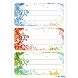 Herma 5982 Name Filing Labels for School Spirit Motif 3 x 3.5 cm, Inhalt: 9 Labels