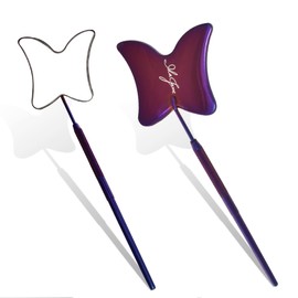 Butterfly Lash Mirror for Eyelash Extensions, Butterfly Eyelash Mirror, Purple Lash Mirror, Eyelash Extension Accessories and Tool for Mapping (purple) by Ida Jane