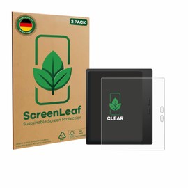 ScreenLeaf (2 Pack Screen Protector compatible with Boox Go 7 [sustainable screen protection, clear, anti-scratch]
