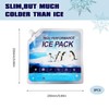 Pack of 3 Cooling Packs for Cool Bag, 72 Hours,