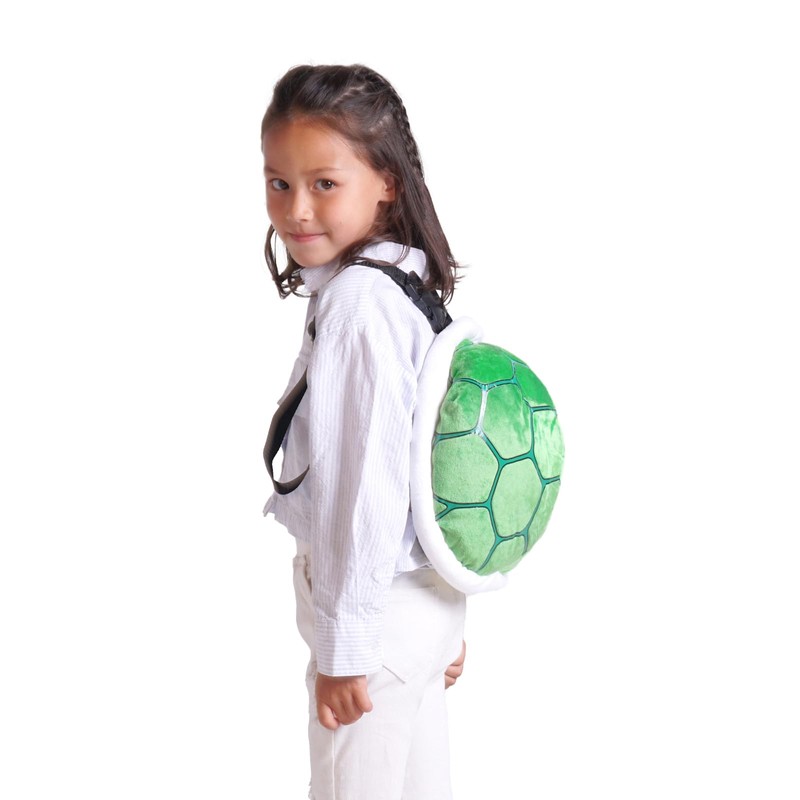 CoolChange Plush Turtle Shell for Children Costume I Ninja Turtle