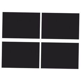 FUNOMOCYA 4pcs Flexible Magnetic Bumper Sticker Sheet Car Bumper Magnets Sticker Magnet Easy to Peel Stick