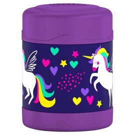 Thermos FUNtainer Insulated Stainless Steel Food Jar 290ml, Purple Unicorn