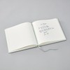 Semikolon 371036 Guest Book Slim 25 x 23 cm with