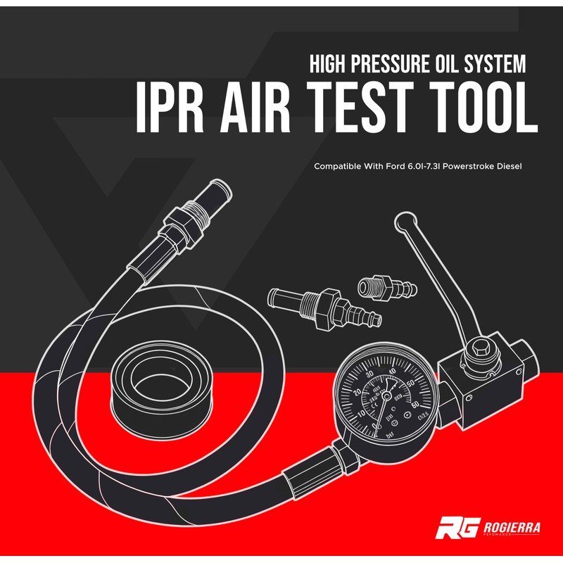 High Pressure Oil System IPR Air Test Tool Kit Compatible