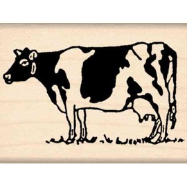 Stamps by Impression Cow Rubber Stamp 1-1/2" x 2"