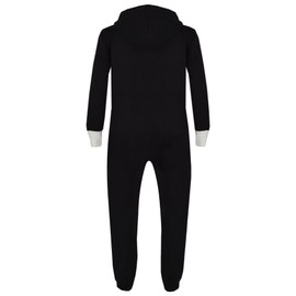 A2Z 4 Kids Girls Boys Onesie One Piece Pyjamas - Onesie Bone Pocket Black 9-10.