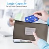 Pack of 8 Wallets, 8 Colour Document Folder, A5 PU