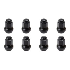 (8 Pack) Tusk Tapered Lug Nut 3/8" with 14mm Head Black for Polaris RZR XP 900 2011-2014