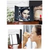 3 Folds Lighted Vanity Makeup Mirror LED Light Table Mirror