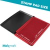 MaxMark Large Red Stamp Pad - 2-3/4" by 4-1/4" -