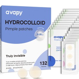 Pimple Patches for Face Invisible Hydrocolloid Acne 132 Count