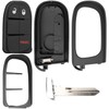 Sianxaido 68105087AG Key Fob Shell Case Compatible with Cherokee 2014-2022