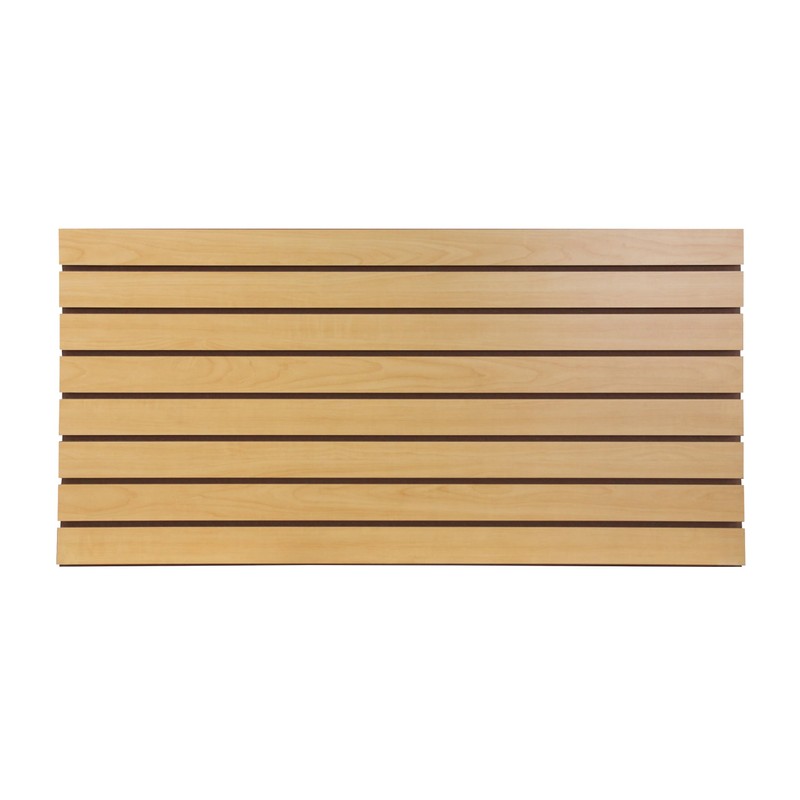 SSWBasics 4 ft x 2 ft Horizontal Maple Slatwall Easy