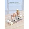Grace Store 15 PCS Clear Plastic Drawer Organizer Tray for