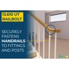 Zipbolt UT Railbolt - Connects Staircase Handrails to Balusters, Spindles,