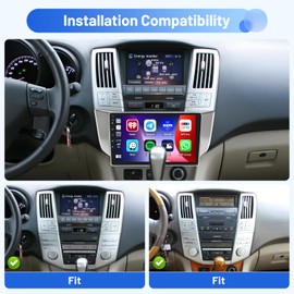 Inefala 4+64G Radio for Lexus RX300 RX330 RX350 RX400H 2004-2009 Android 15 CarPlay Stereo IPS 9" Touchscreen Android Auto Bluetooth 5.0 GPS EQ 13UI Backup Camera