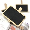 Pack of 25 Mini Chalkboards for Writing on Woods, Mini
