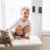 Fridge Lock with Fingerprint, Cabinet Lock Baby, USB Charging, No