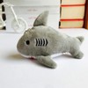 Juroicessry Blue 12cm Cute Shark Plush Stuffed Hanging Doll Key