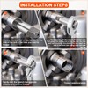 8 Piece NPT Pipe Tap Set (1/8" to 3/4") with