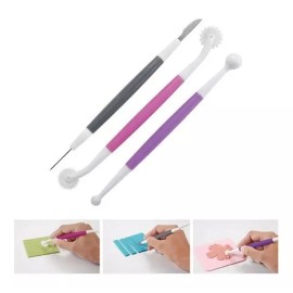 SARO STORE Moldeadores De Fondant Set De 3 Piezas