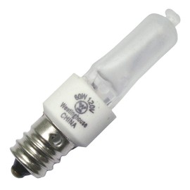 Westinghouse 06255 - HKX60FR/E12 Screw Base Single Ended Halogen Light Bulb