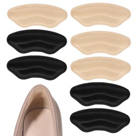 4 Paare Fersenpolster Schuhe, Anti Slip Fersenhalter, Selbstklebend Schuh Fersenpolster für Lose Schuhe