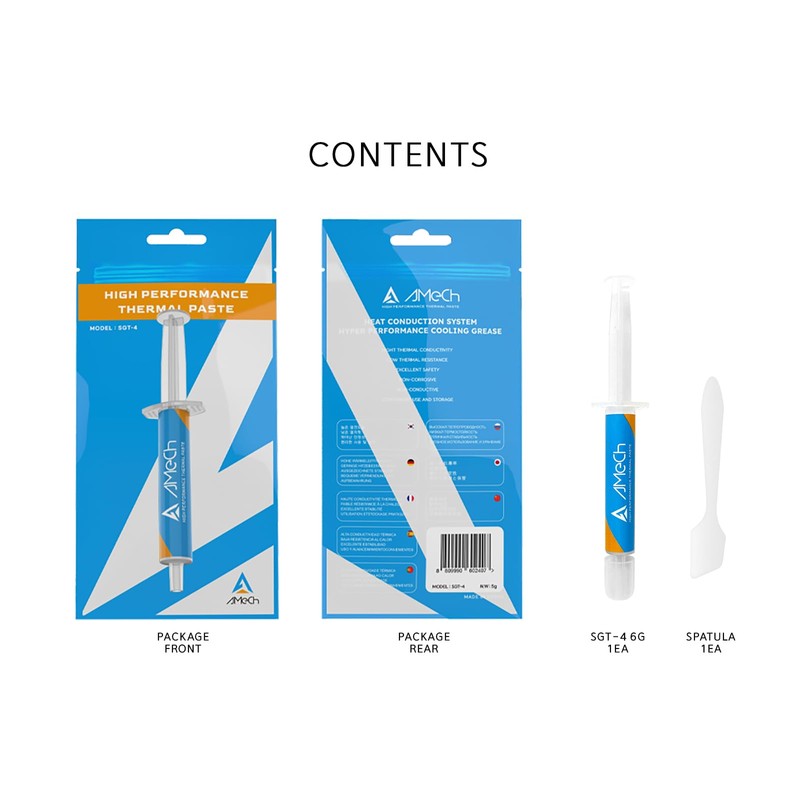 AMeCh SGT-4 Thermal Paste 6g, Spatula, Ultimate Performance Thermal Paste