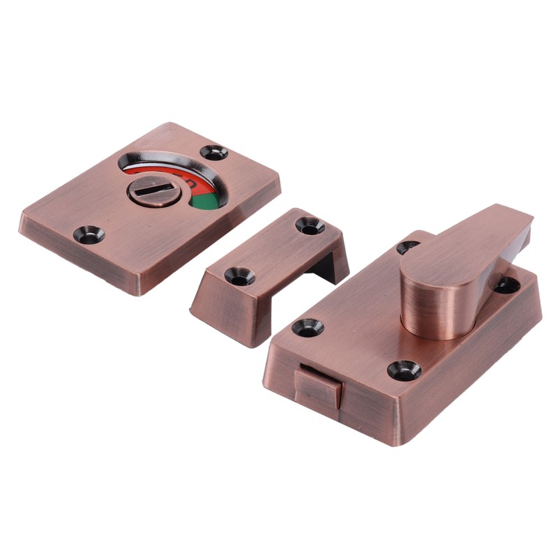 Partition Door Lock with Handle Public Toilet Restroom Bolt Lock