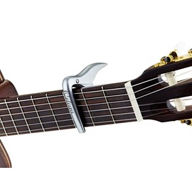 Ortega Guitars Capo Instrument Accessory - Flat - For Guitar - Aluminum Alloy, Chrome (OCAPO-CR)