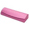 Tccase HY-80137-16 Hard Magnetic Fake Leather Glasses Case Pink