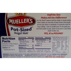 Mueller's Pot -Sized Angel Hair 16oz. (Pack of 3)